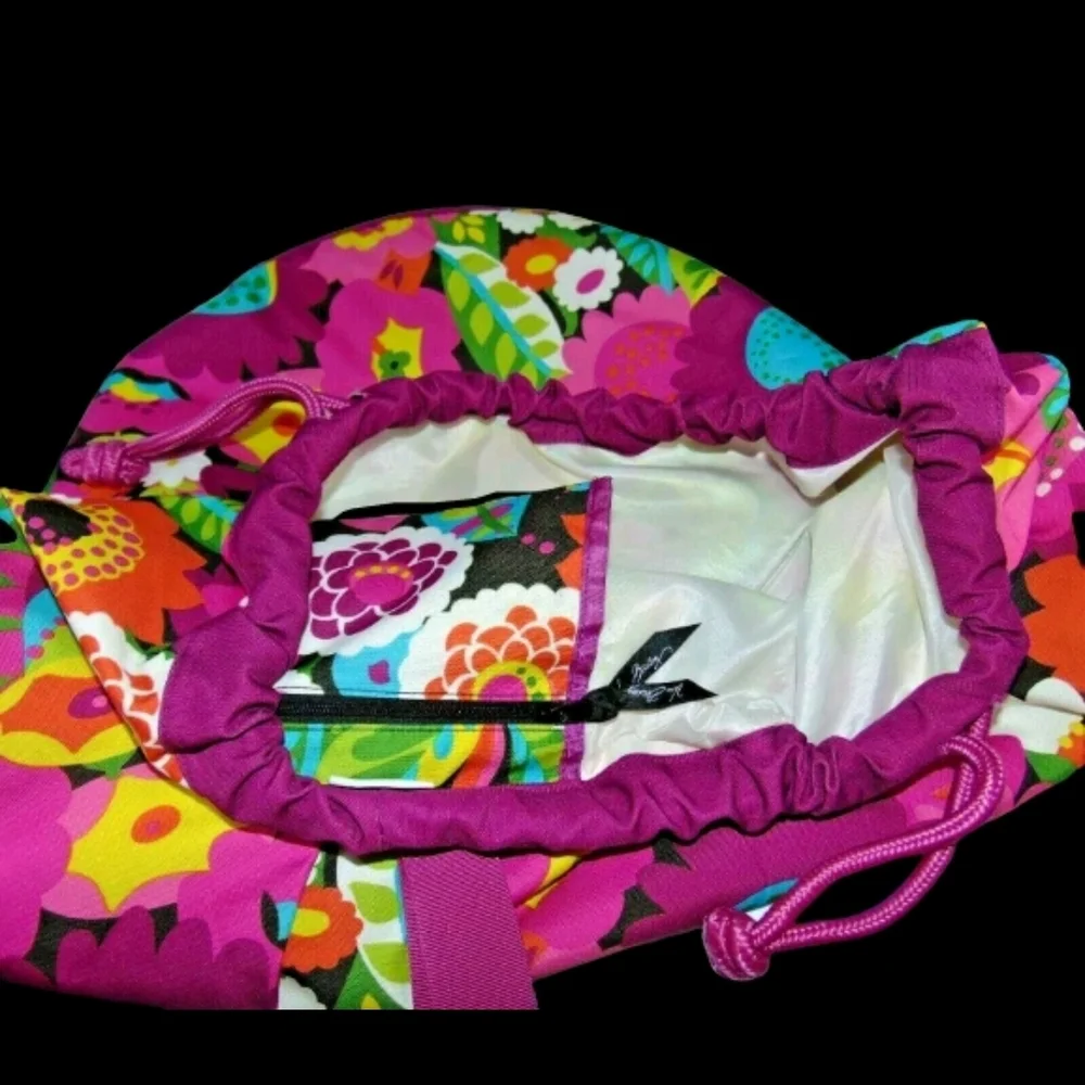 Vera Bradley Va Va Bloom Laundry Bag Adjustable Strap
